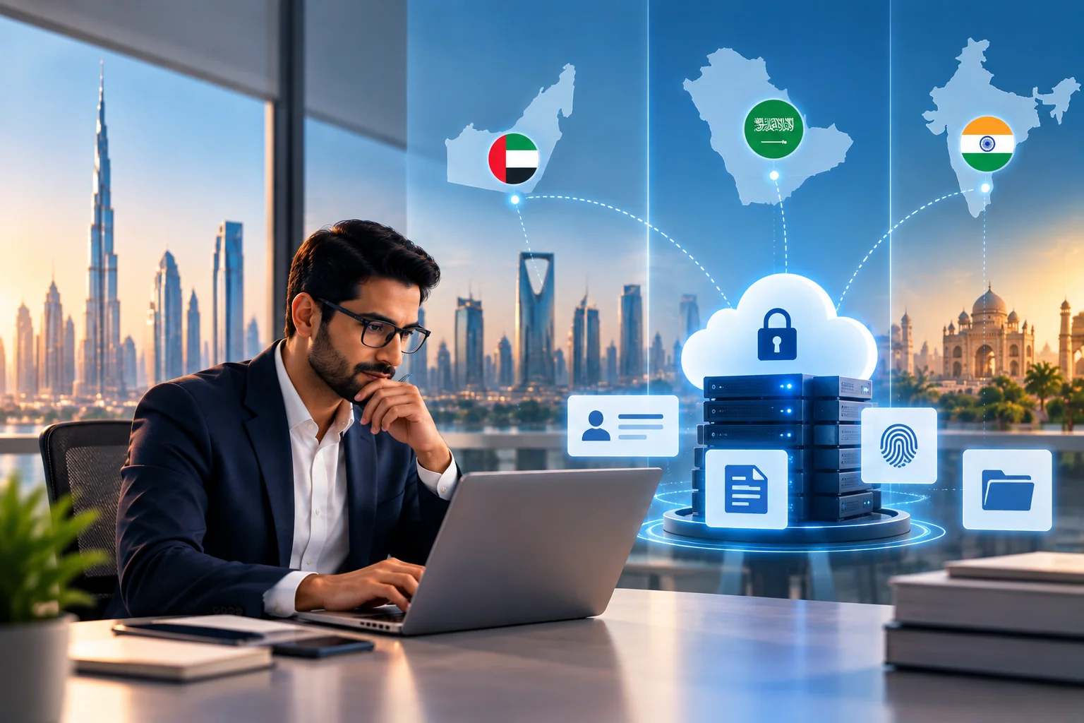 HR data residency and secure employee data storage across UAE, Saudi Arabia and India